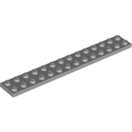 Lego destička 2x14, světle modro šedá (4662161)